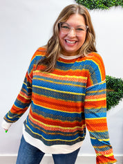 Spiced Cider Striped Top