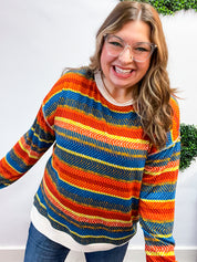 Spiced Cider Striped Top