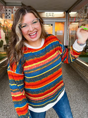 Spiced Cider Striped Top