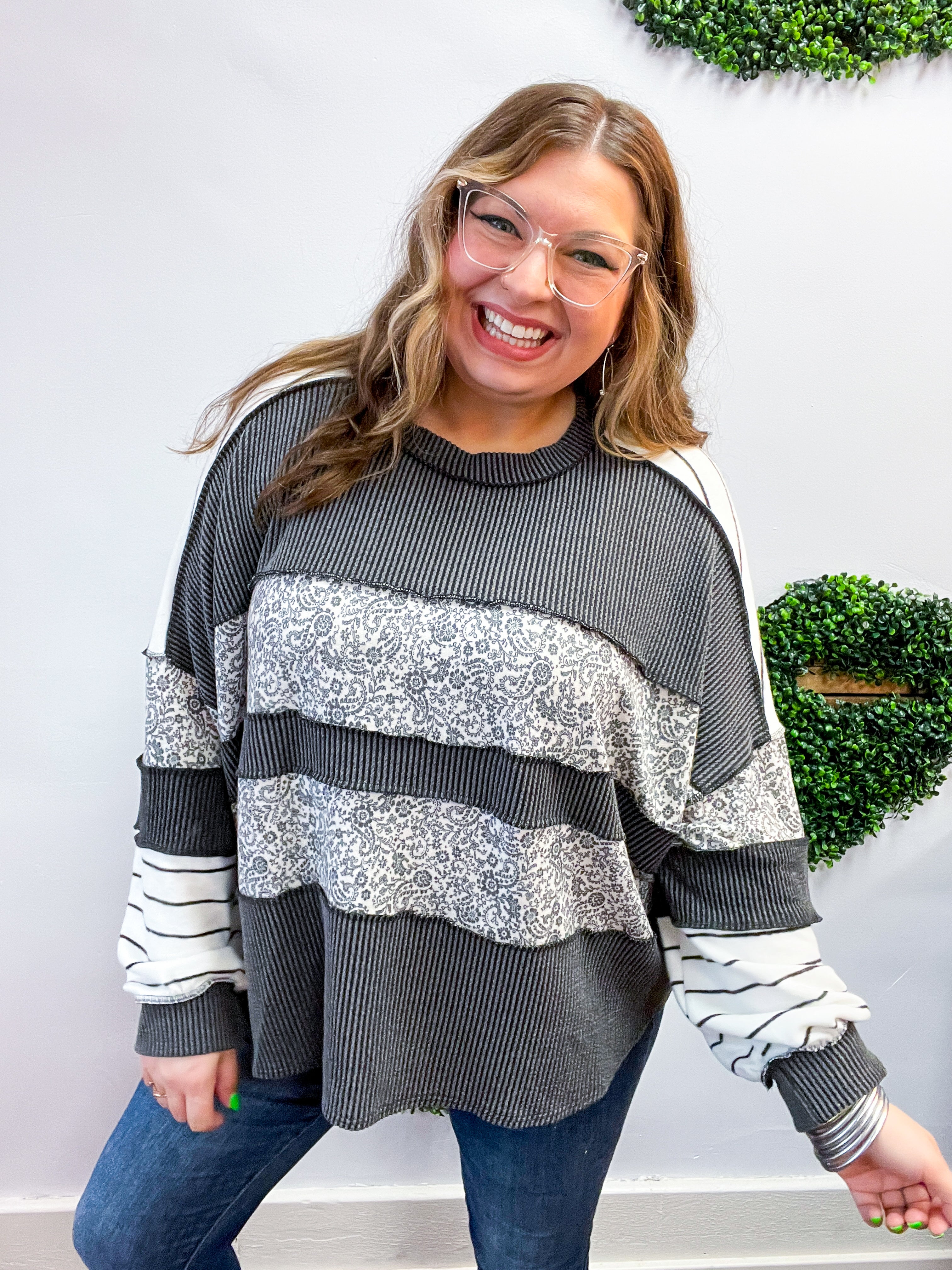 Fields of Texture Knit Pullover
