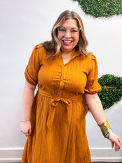 Homestead Stroll Dress in Harvest Spice