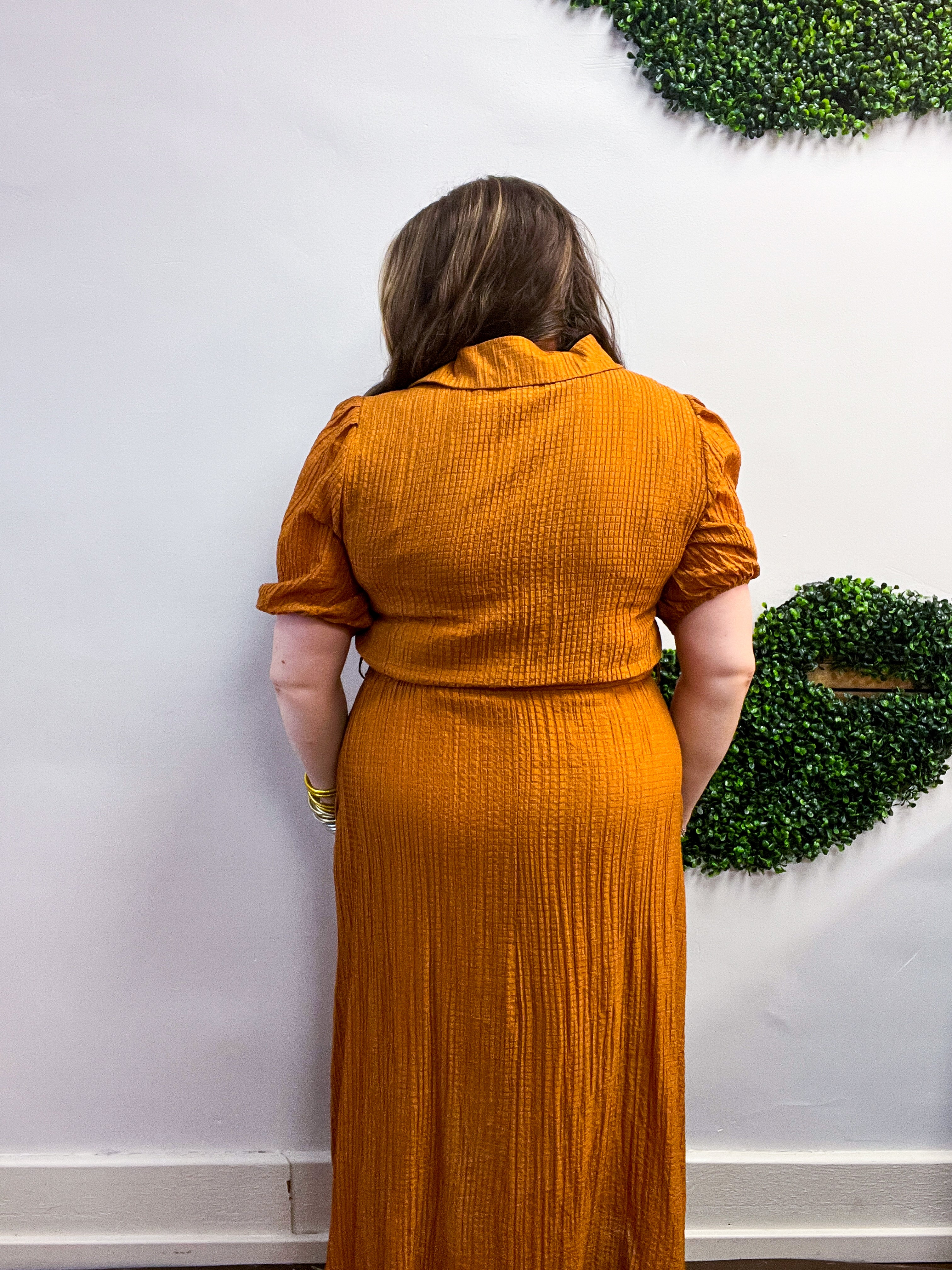 Homestead Stroll Dress in Harvest Spice