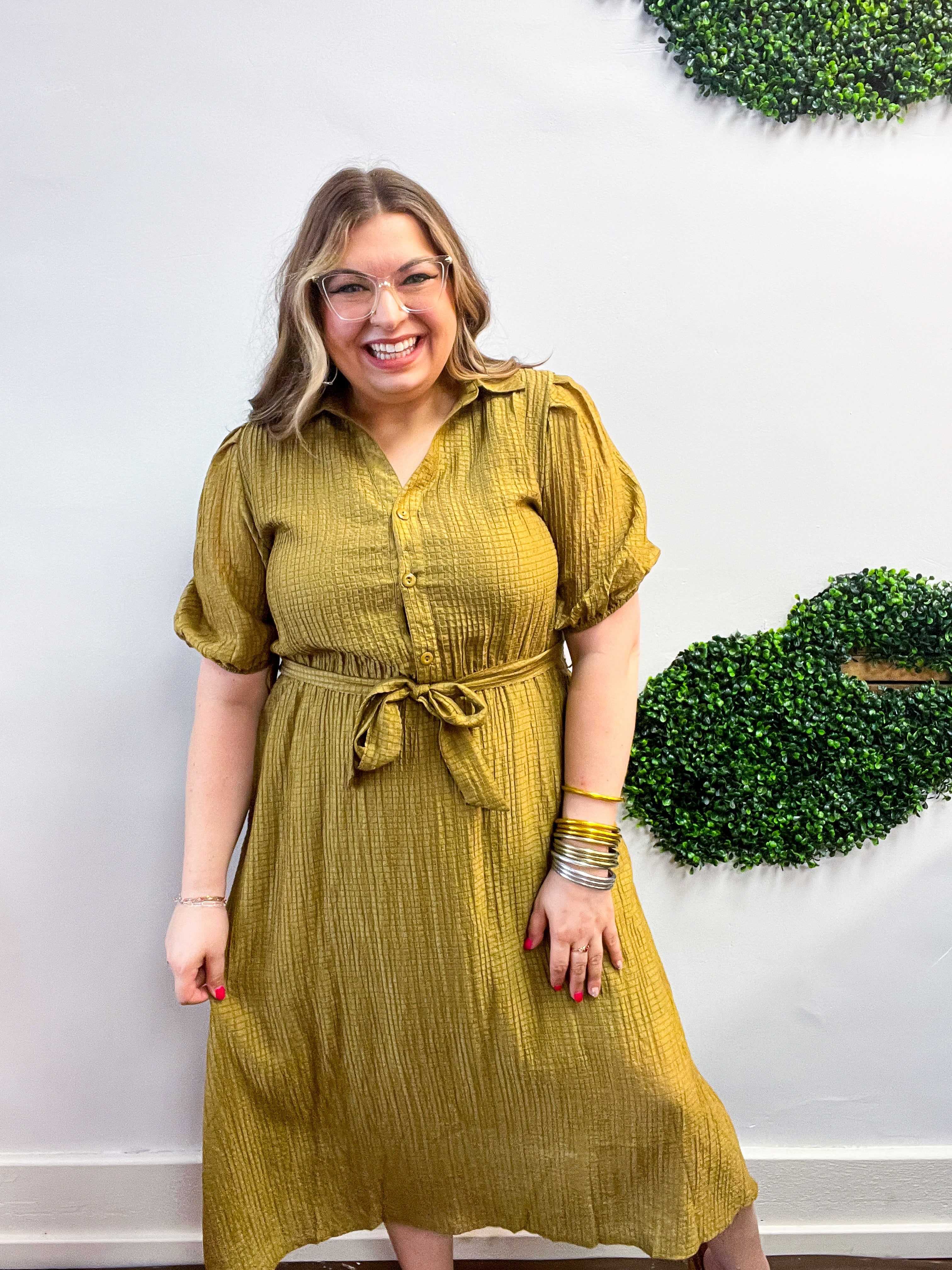 Homestead Stroll Dress in Golden Corn