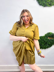 Homestead Stroll Dress in Golden Corn