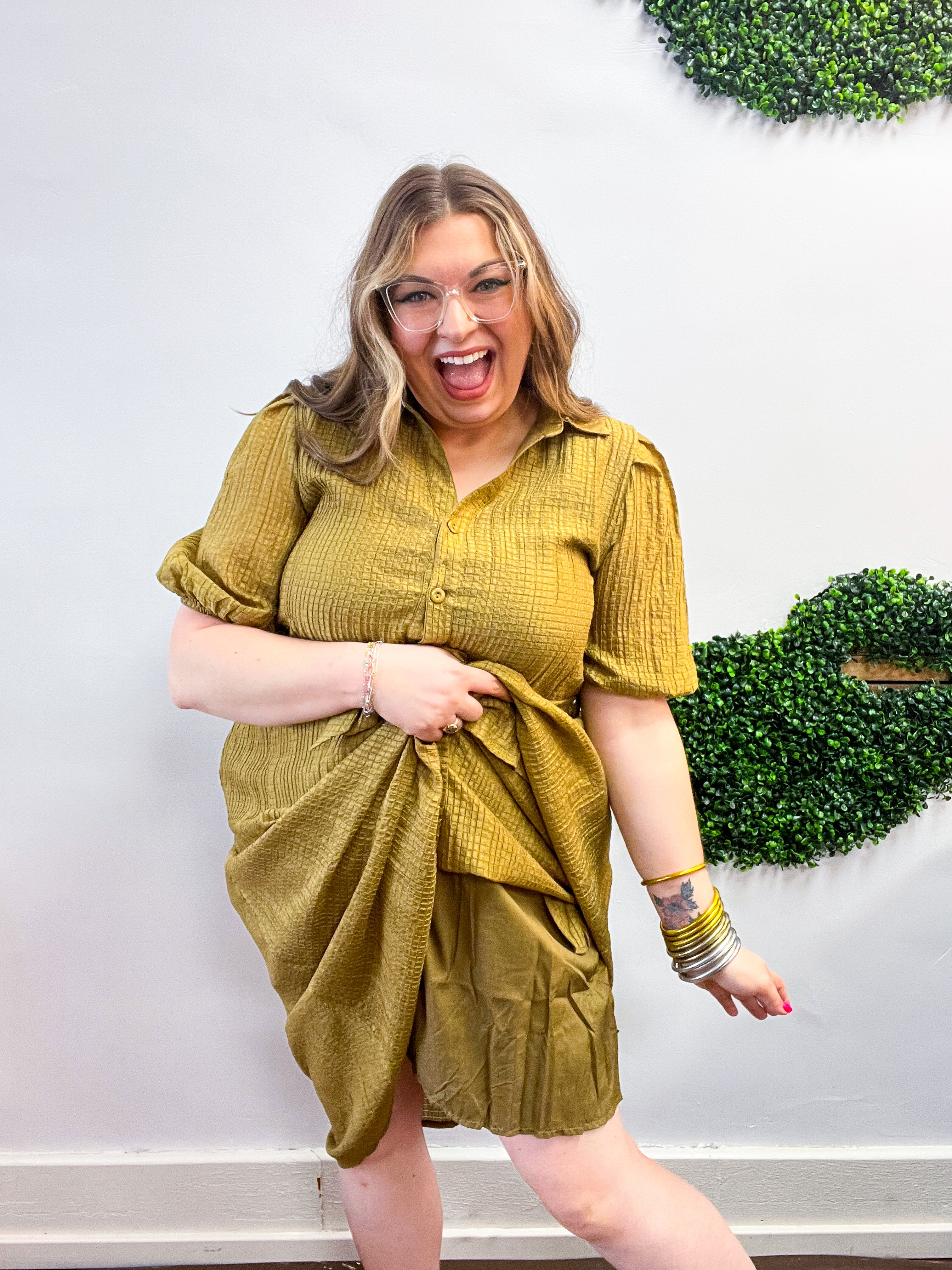 Homestead Stroll Dress in Golden Corn