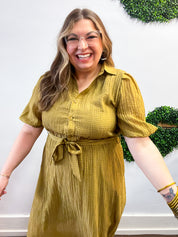 Homestead Stroll Dress in Golden Corn