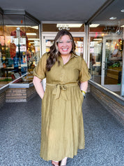 Homestead Stroll Dress in Golden Corn