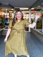 Homestead Stroll Dress in Golden Corn
