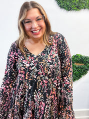 Harvest Petals Tiered Dress