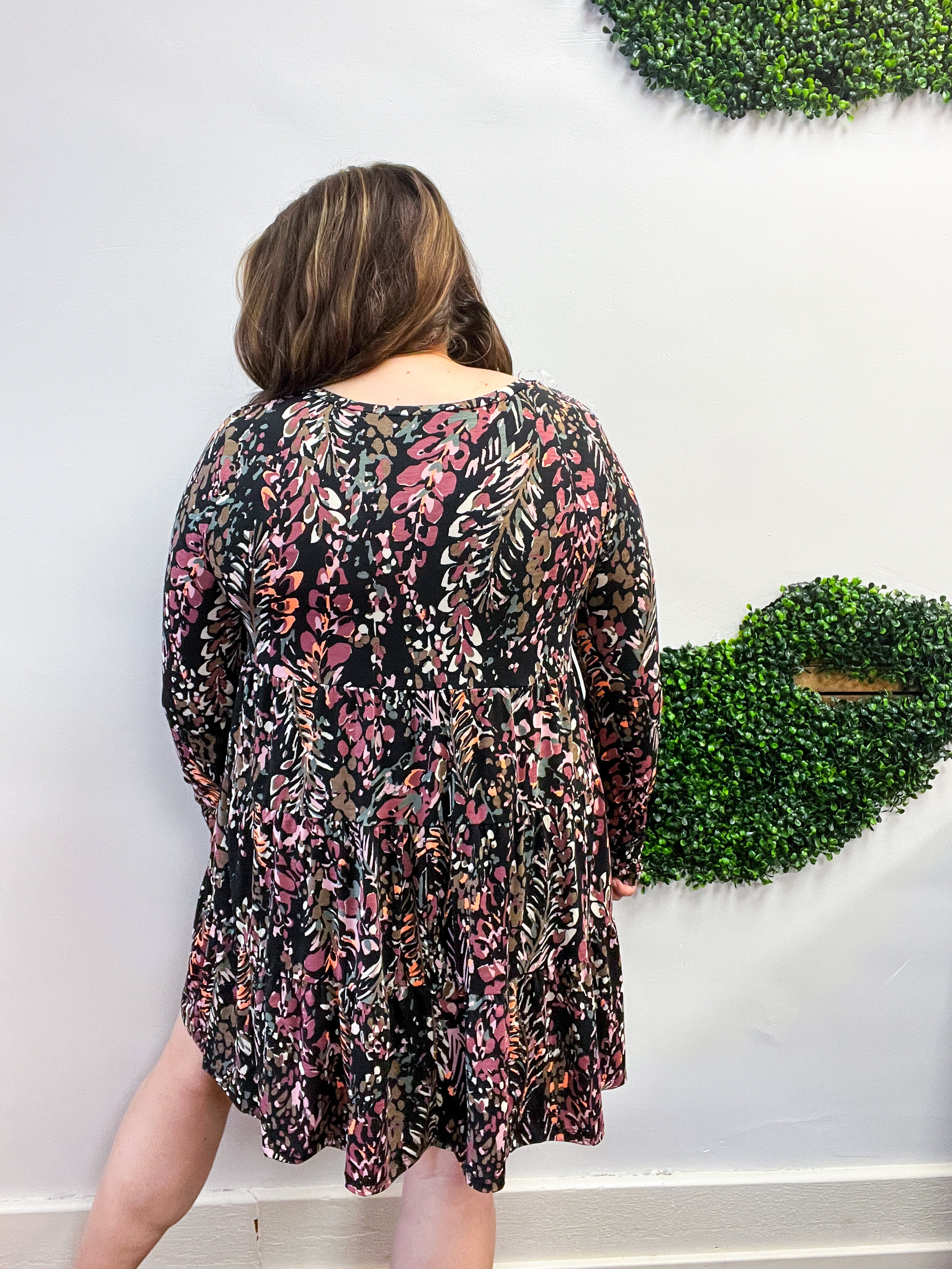 Harvest Petals Tiered Dress