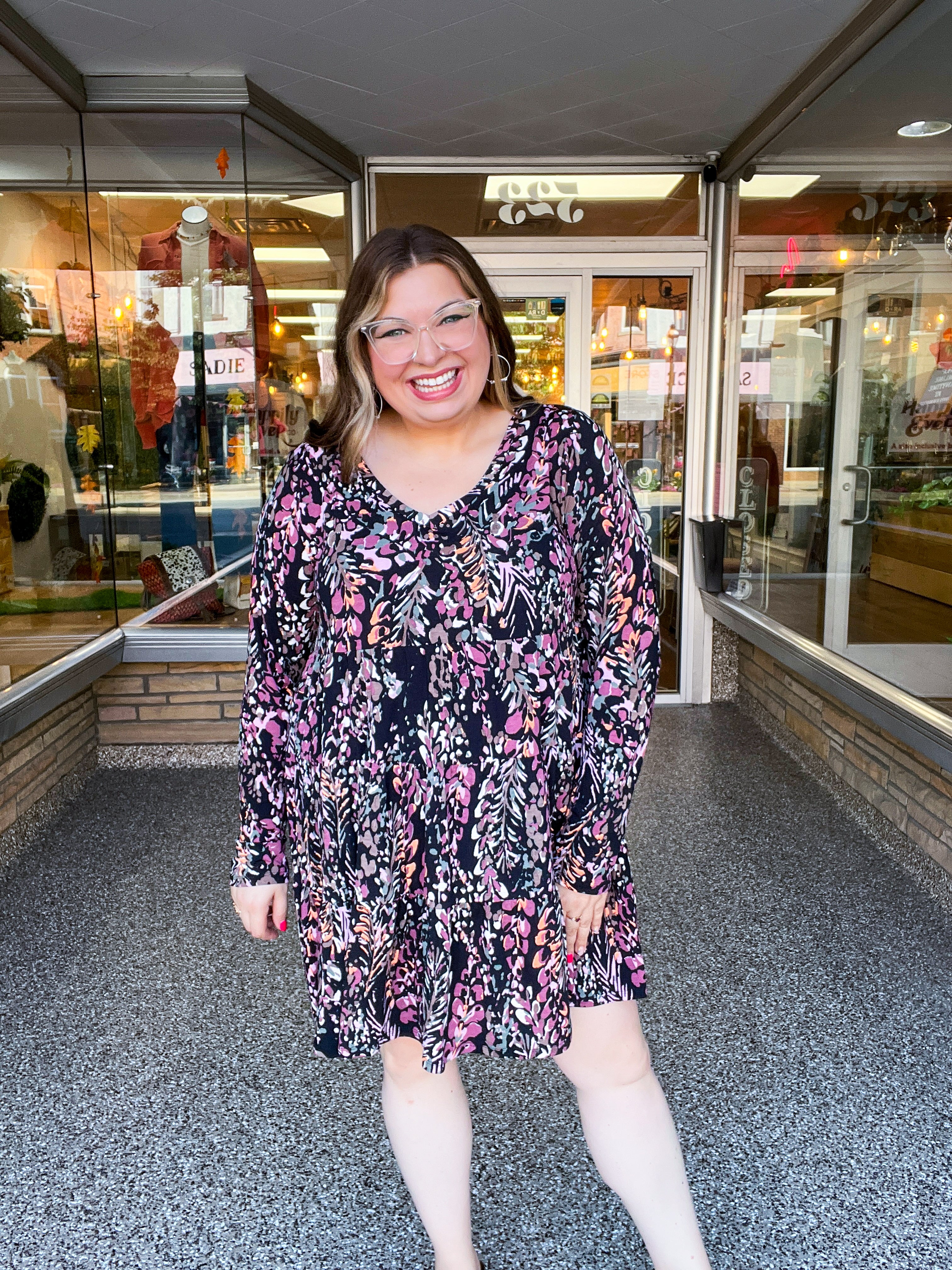 Harvest Petals Tiered Dress