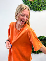 Rust Revival Distressed Tee