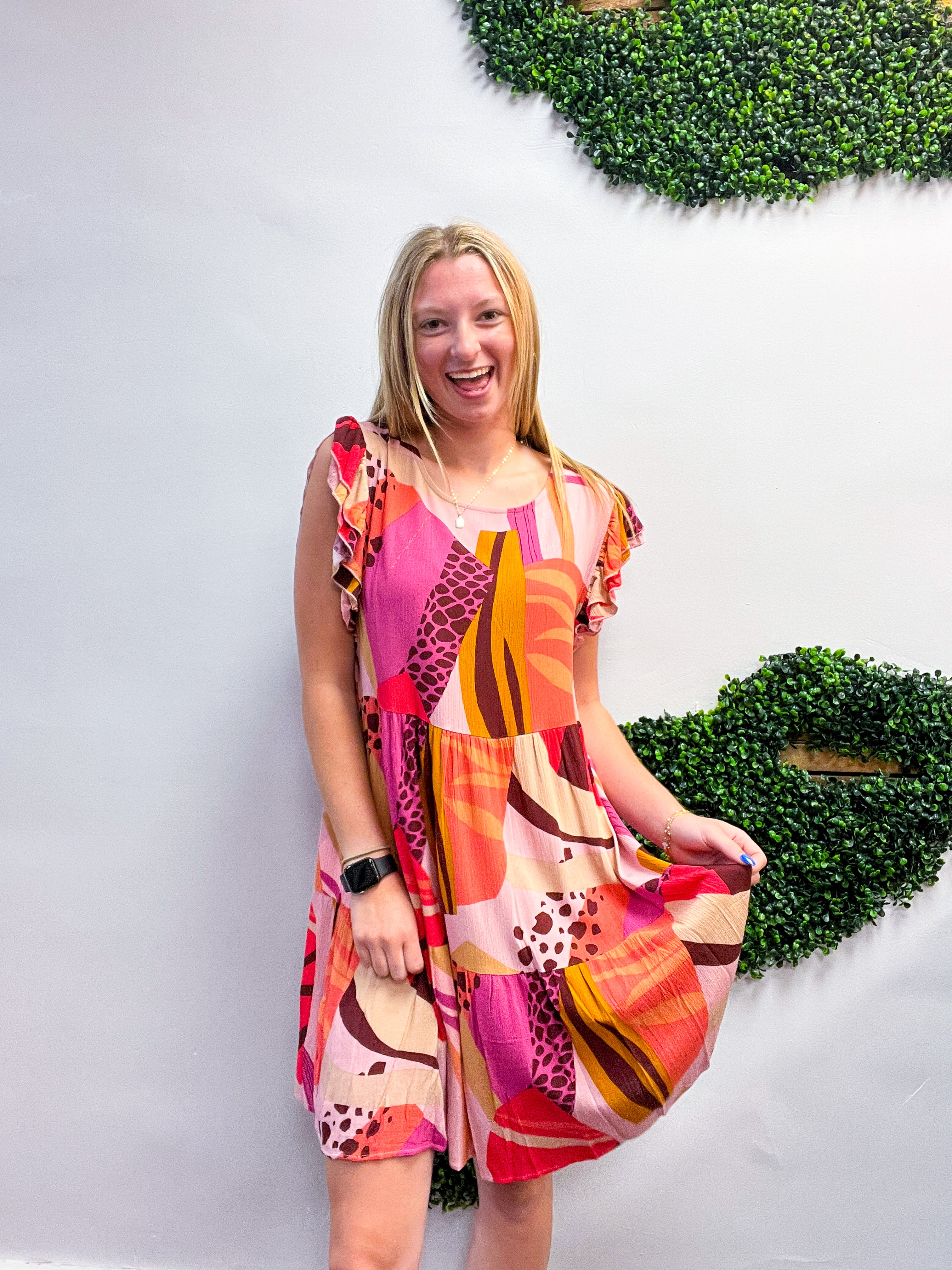 Midway Magic Ruffle Dress