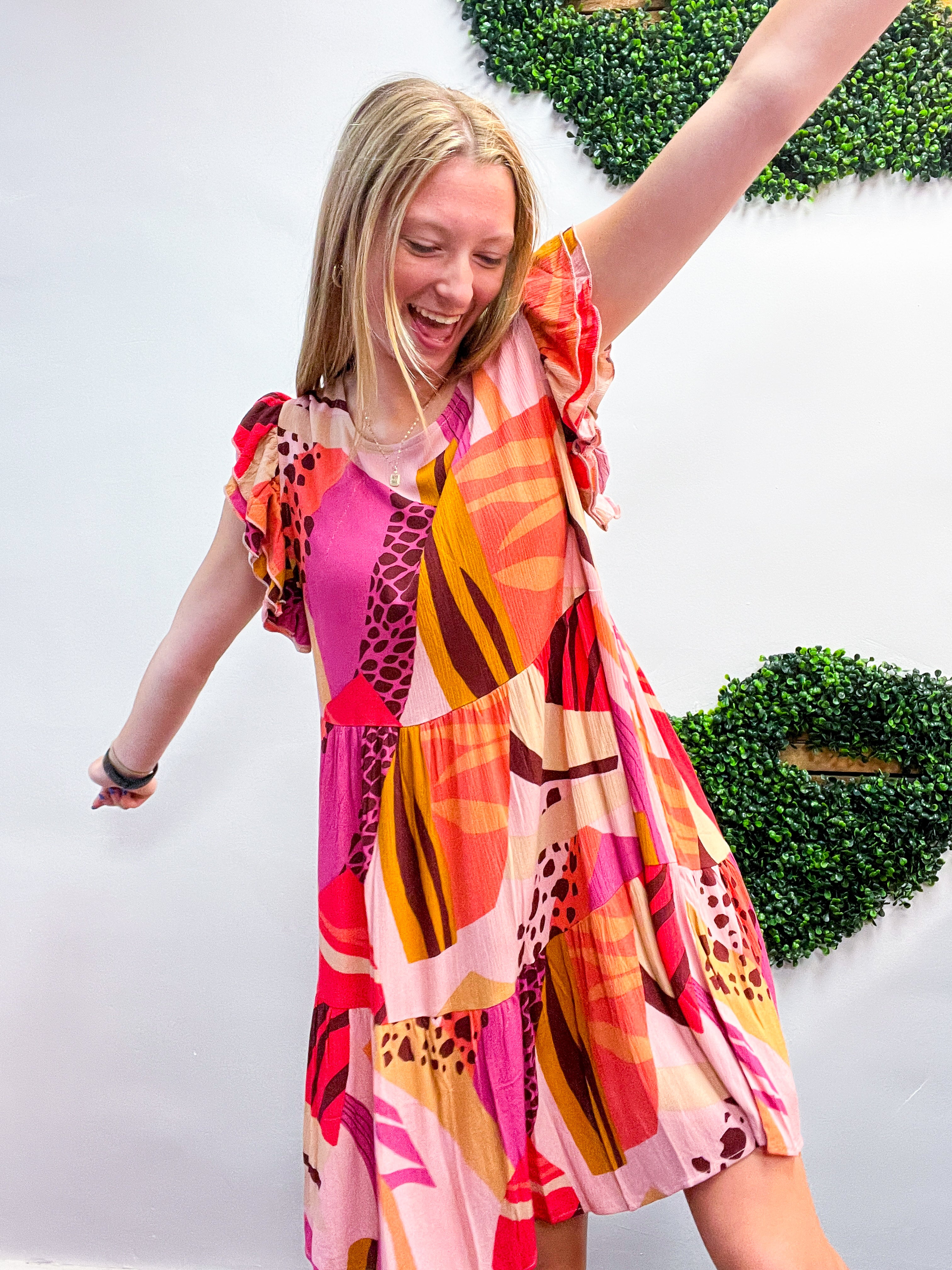 Midway Magic Ruffle Dress