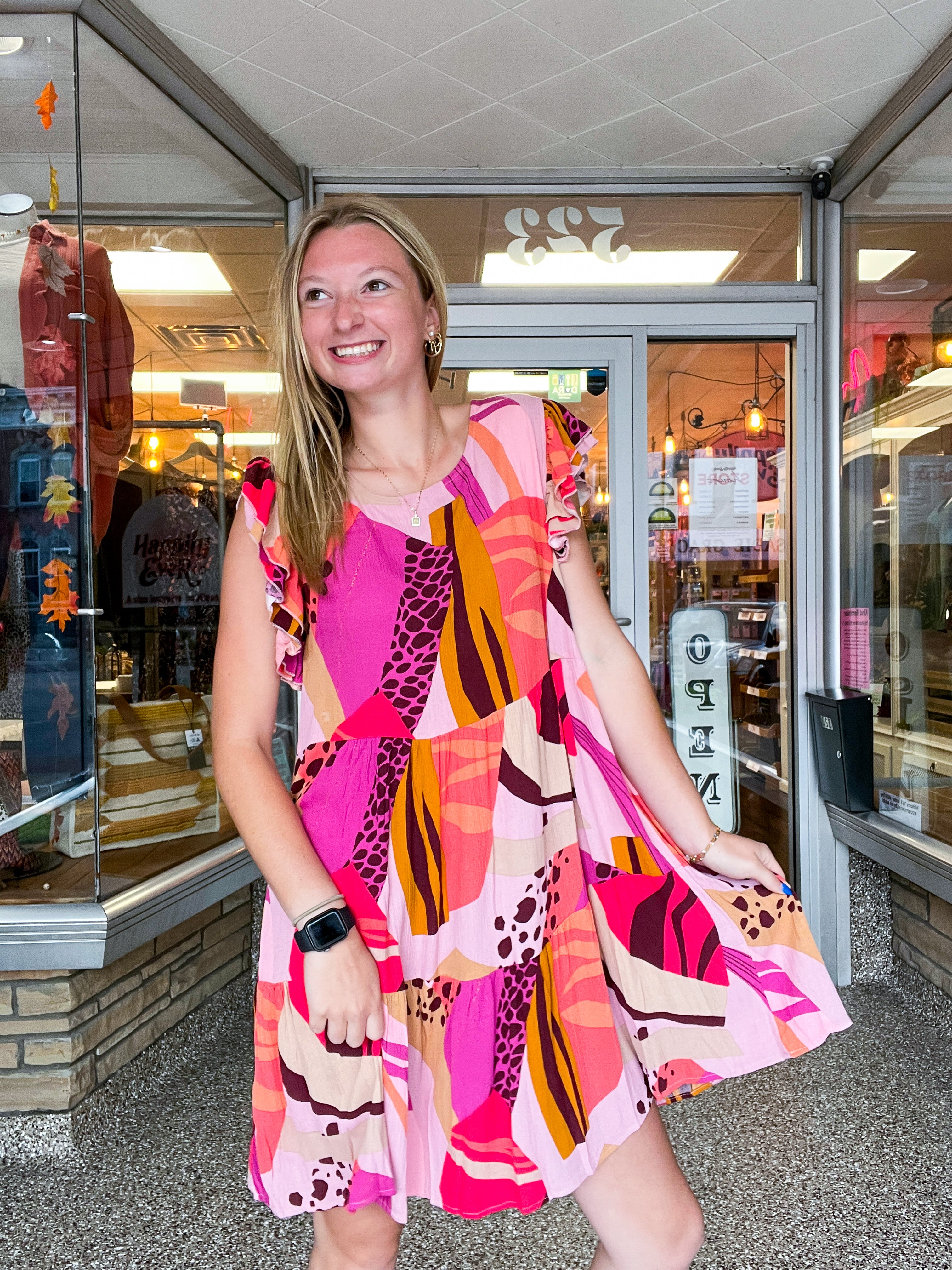 Midway Magic Ruffle Dress