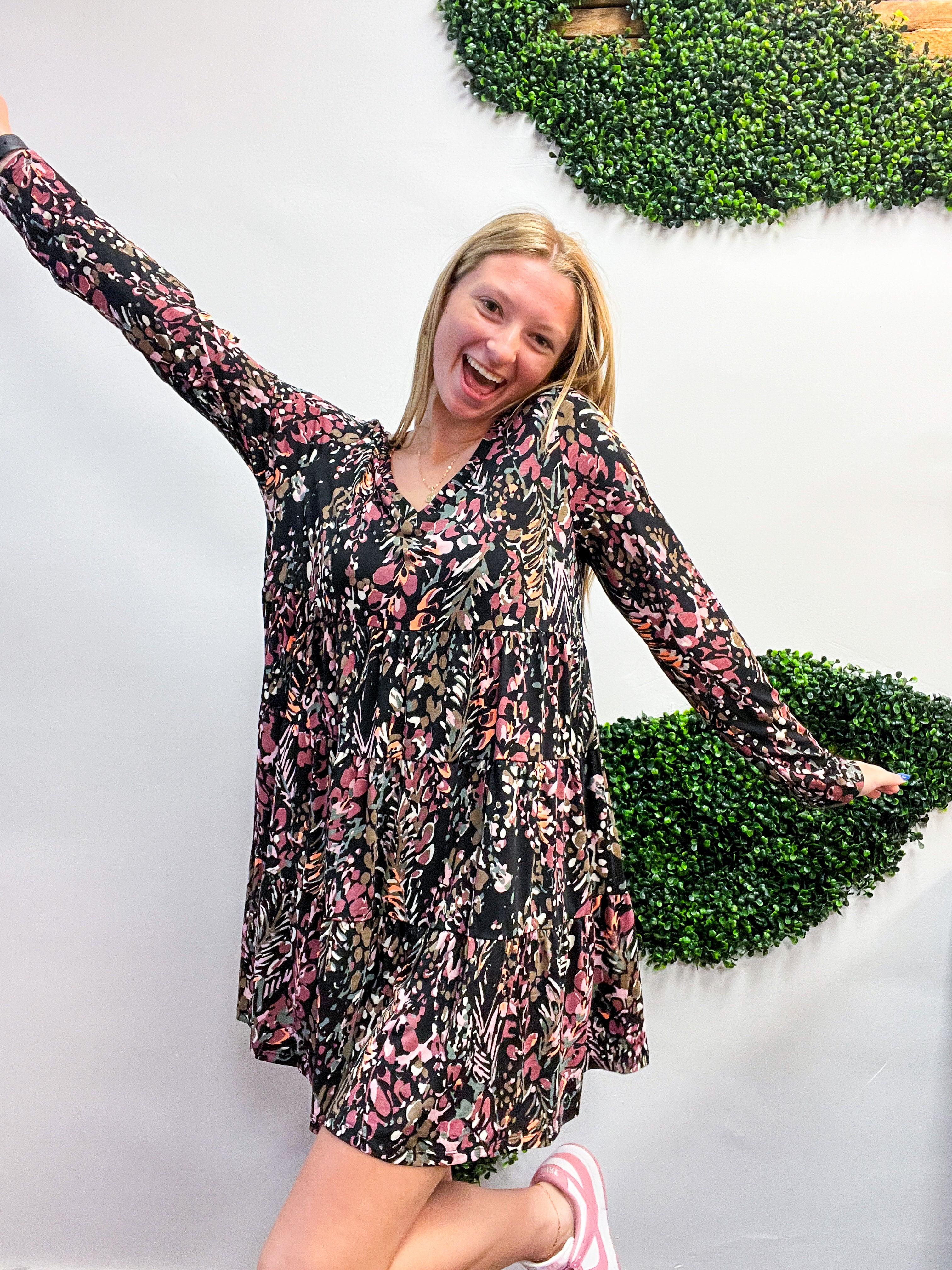Harvest Petals Tiered Dress