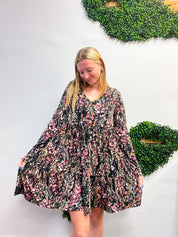 Harvest Petals Tiered Dress
