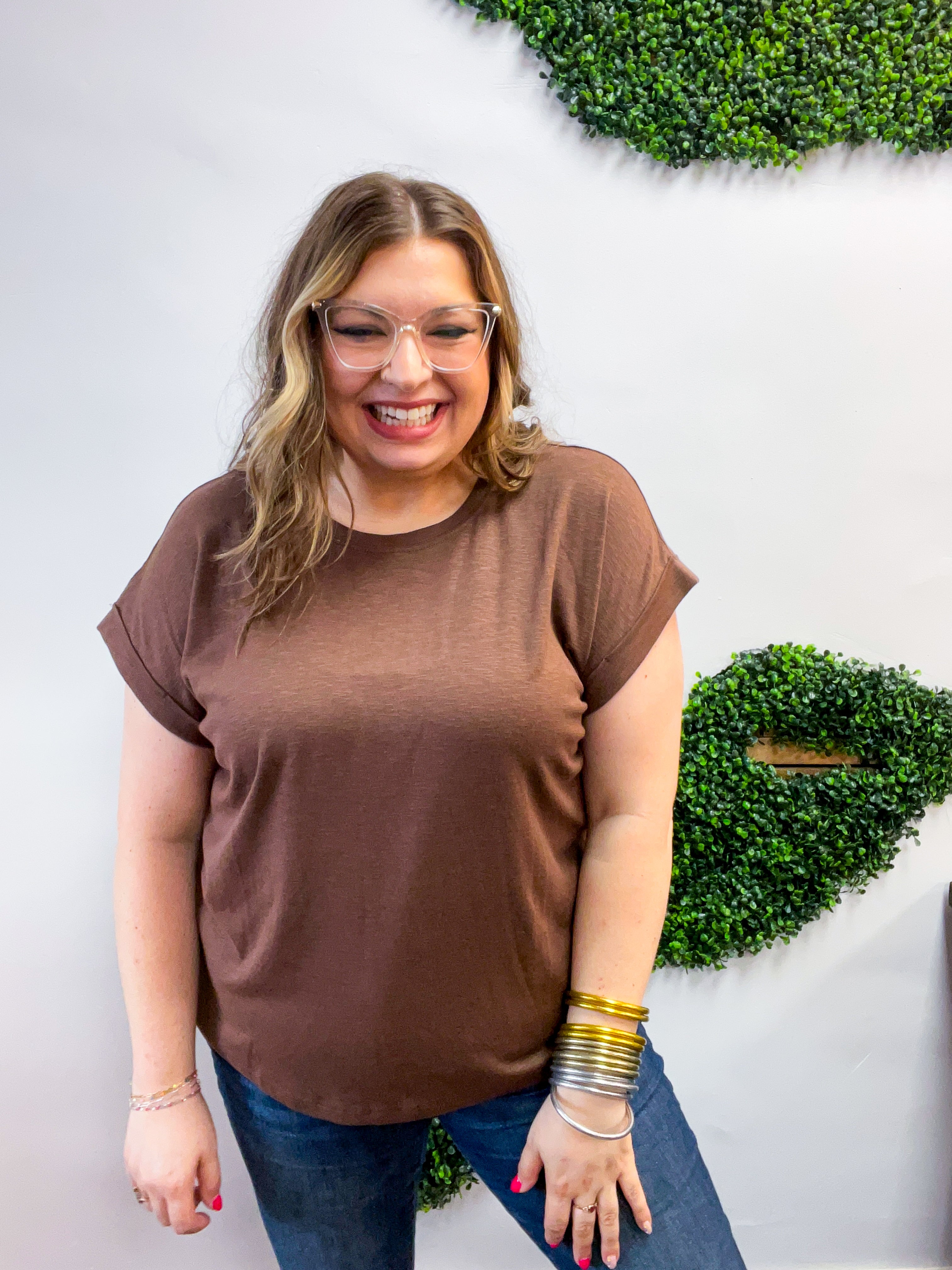 The Everyday Favorite Top in Brown