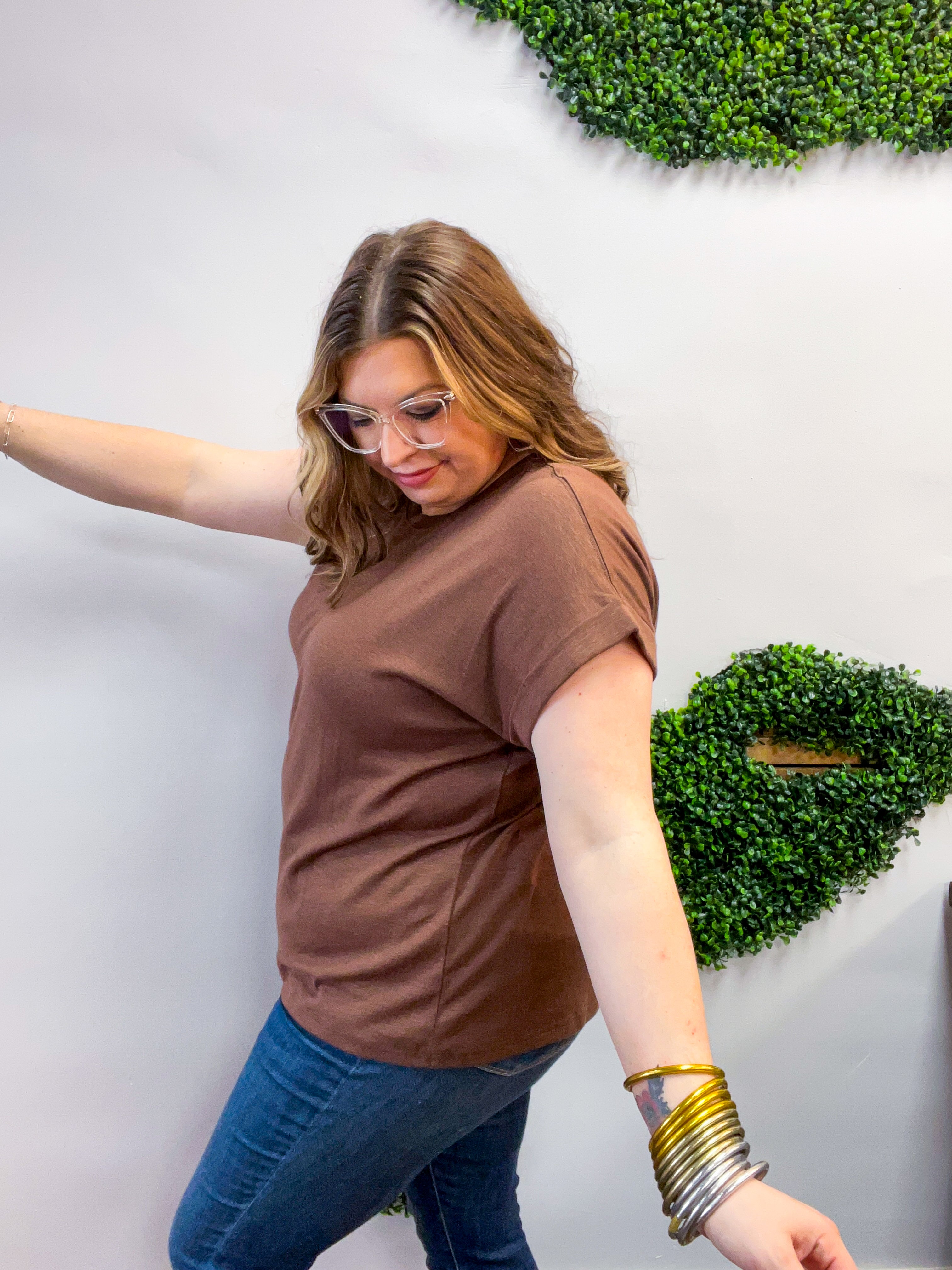 The Everyday Favorite Top in Brown