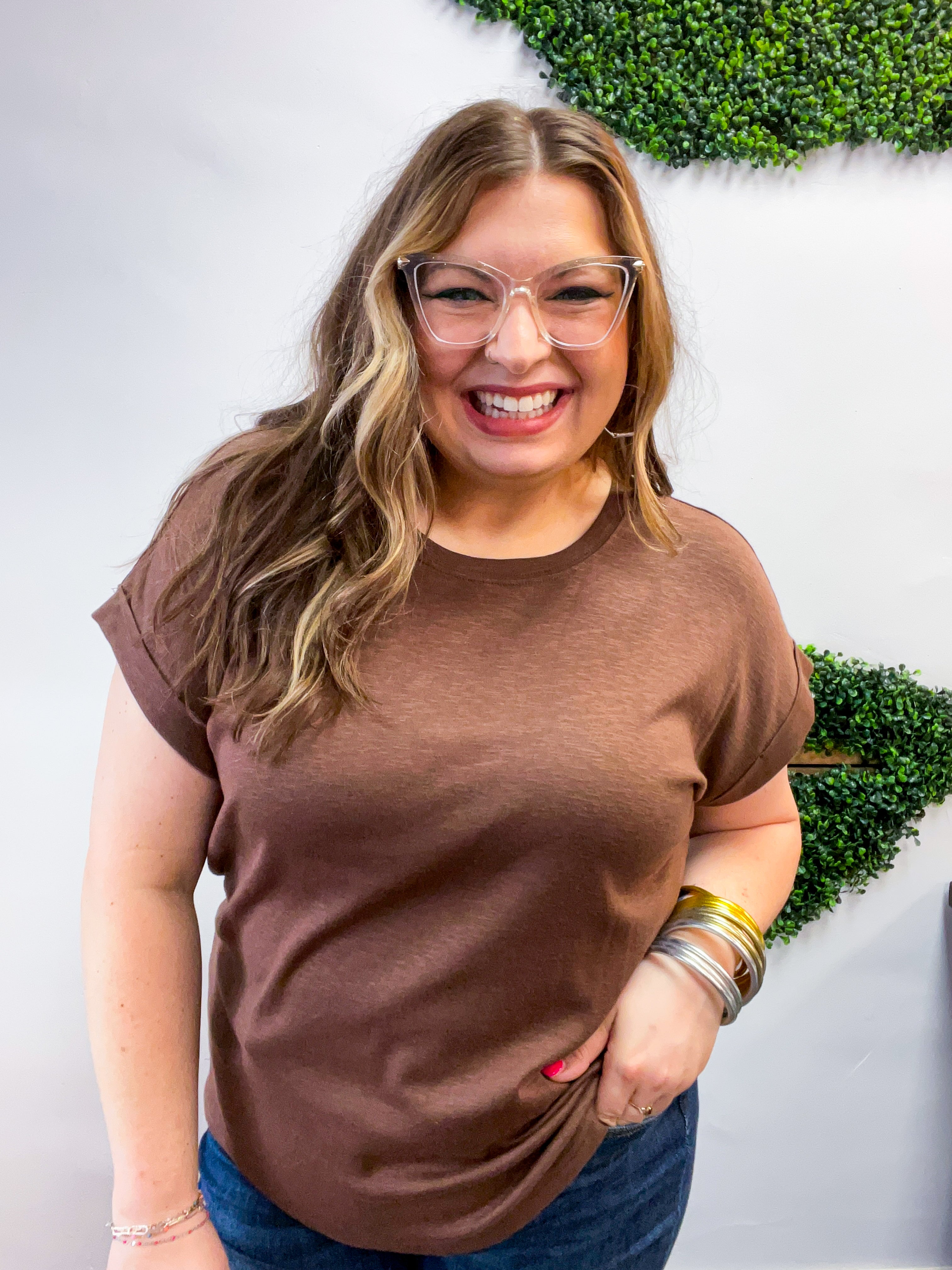 The Everyday Favorite Top in Brown