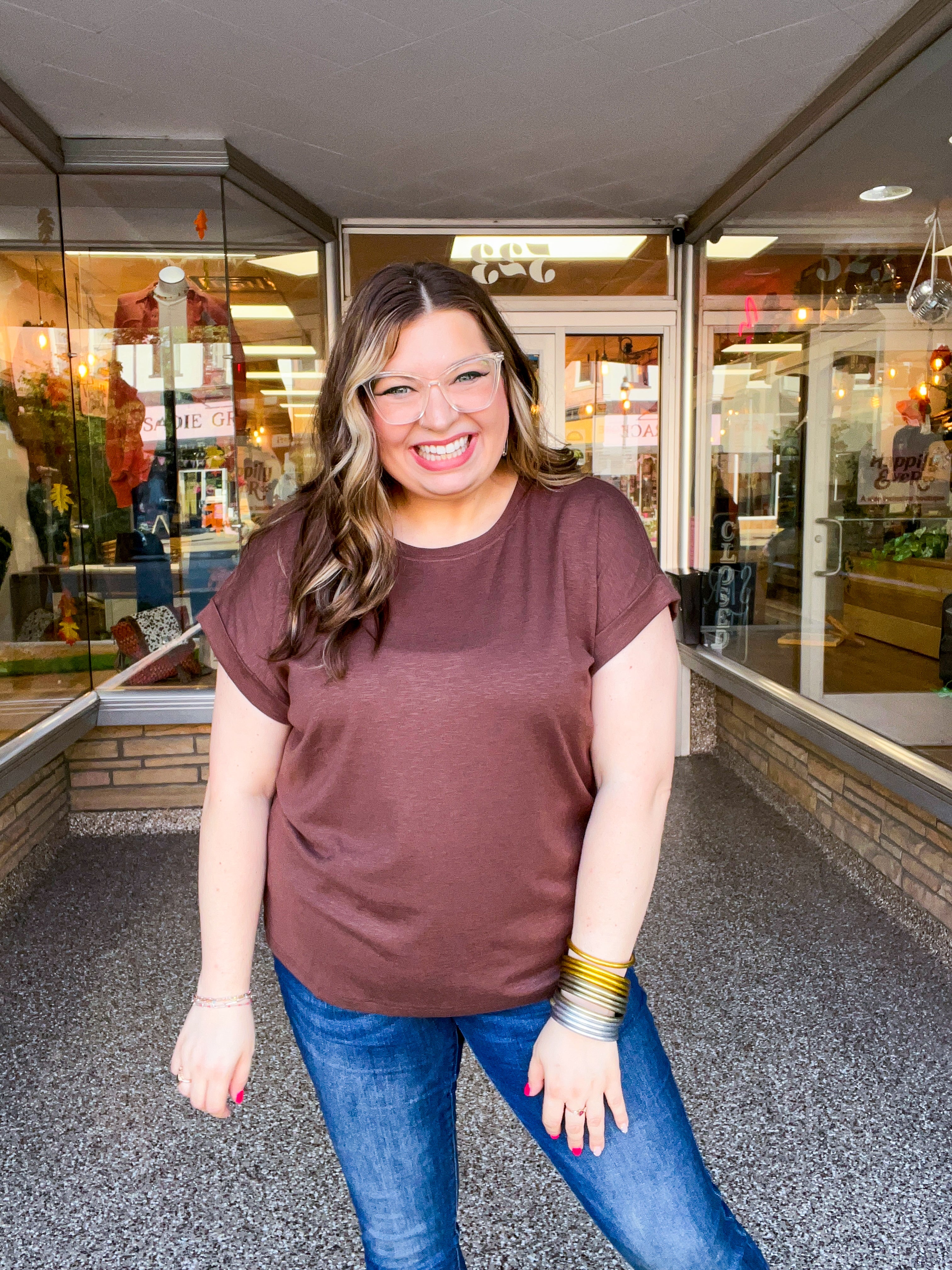 The Everyday Favorite Top in Brown