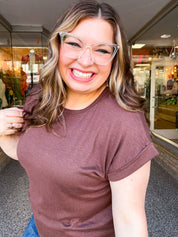 The Everyday Favorite Top in Brown