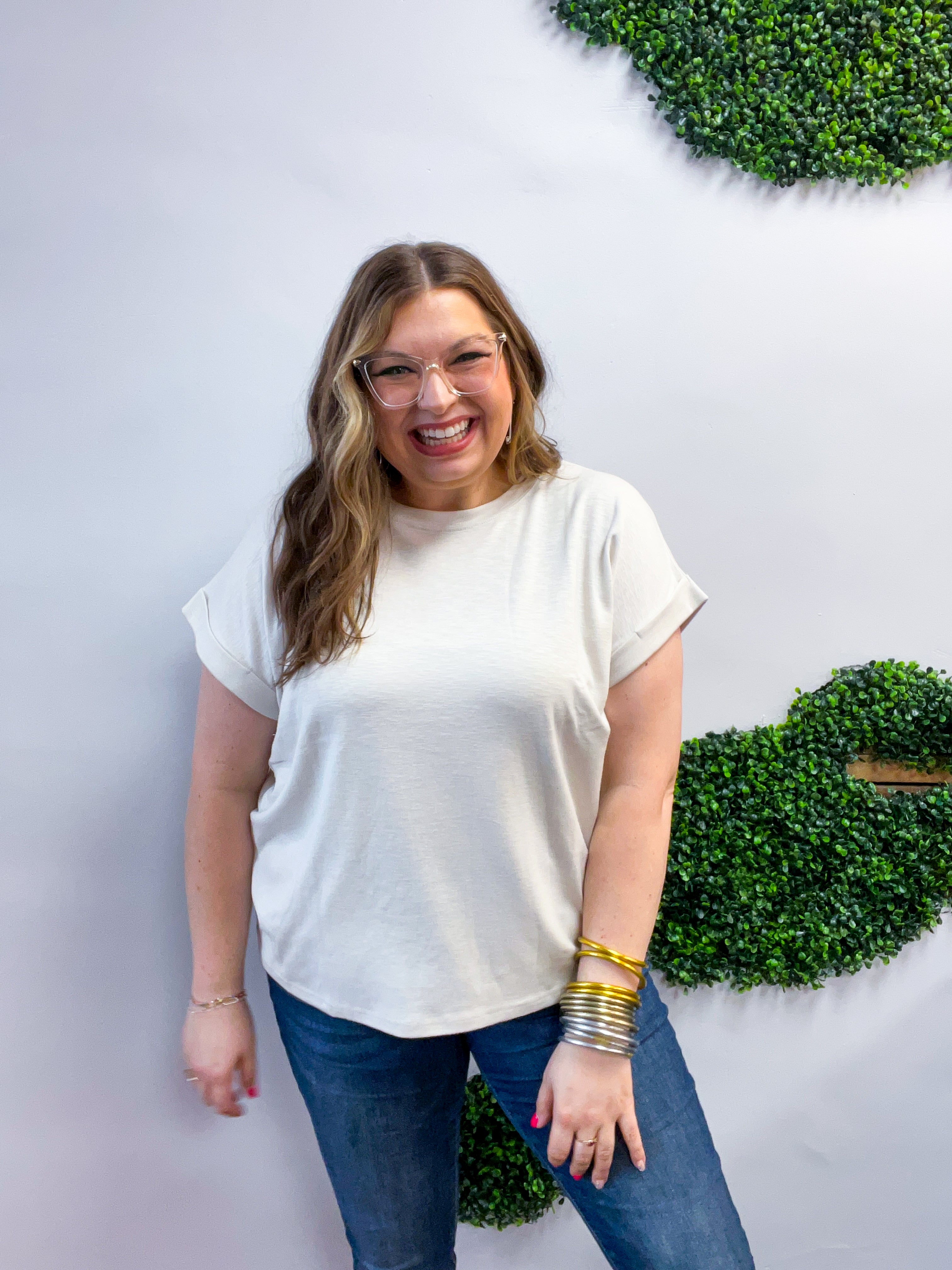 The Everyday Favorite Top in Sand Beige