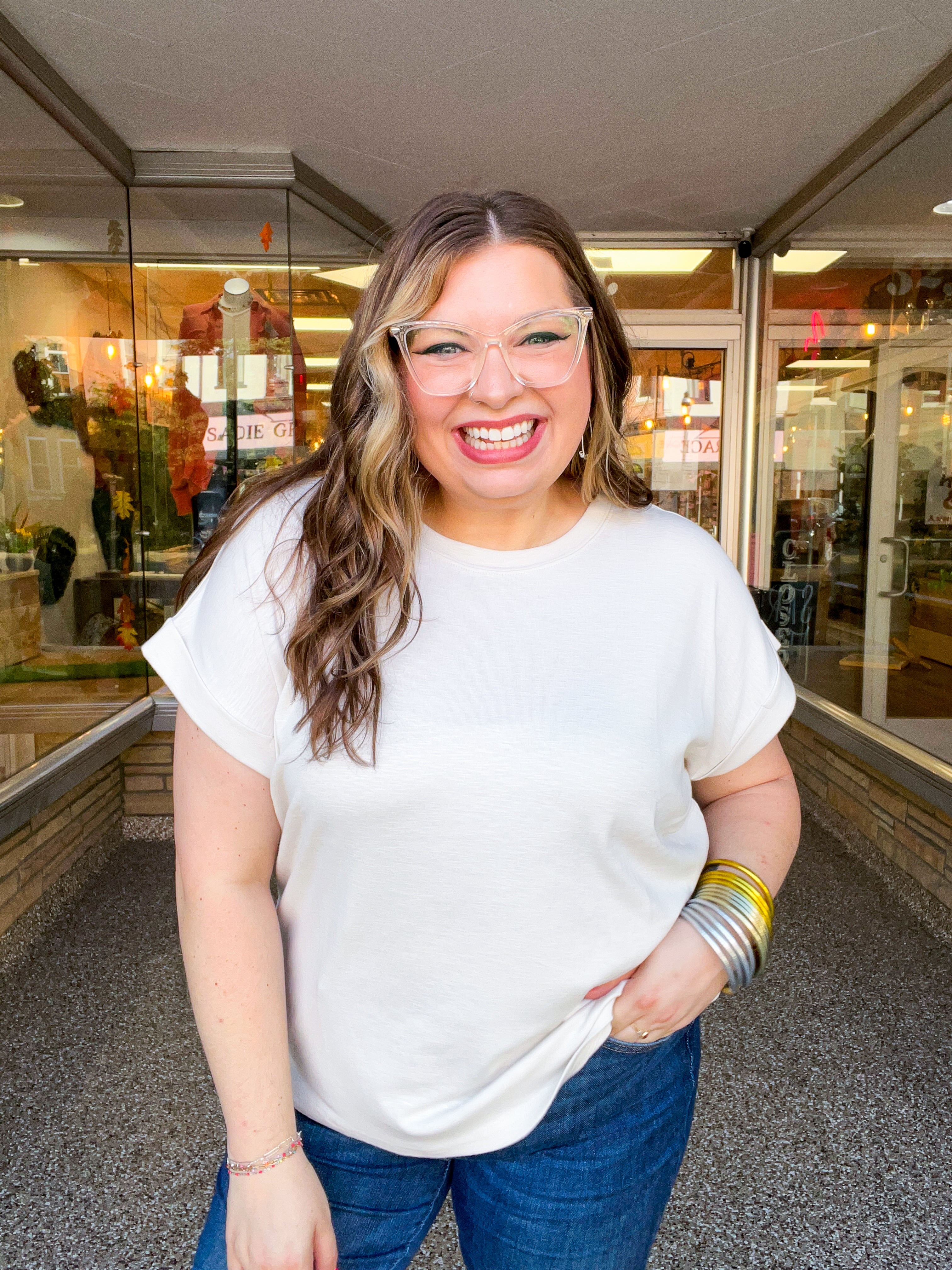 The Everyday Favorite Top in Sand Beige