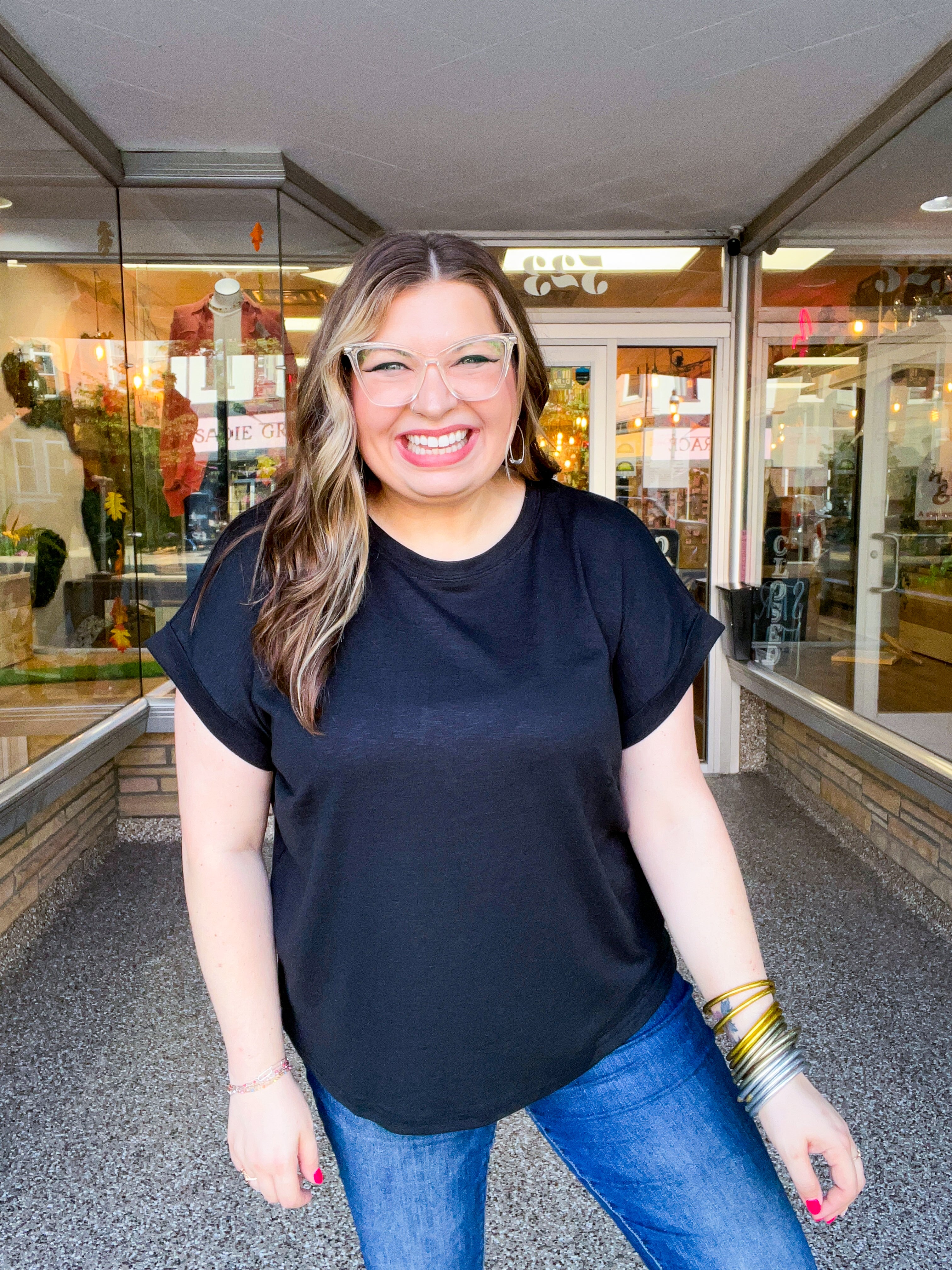 The Everyday Favorite Top in Black