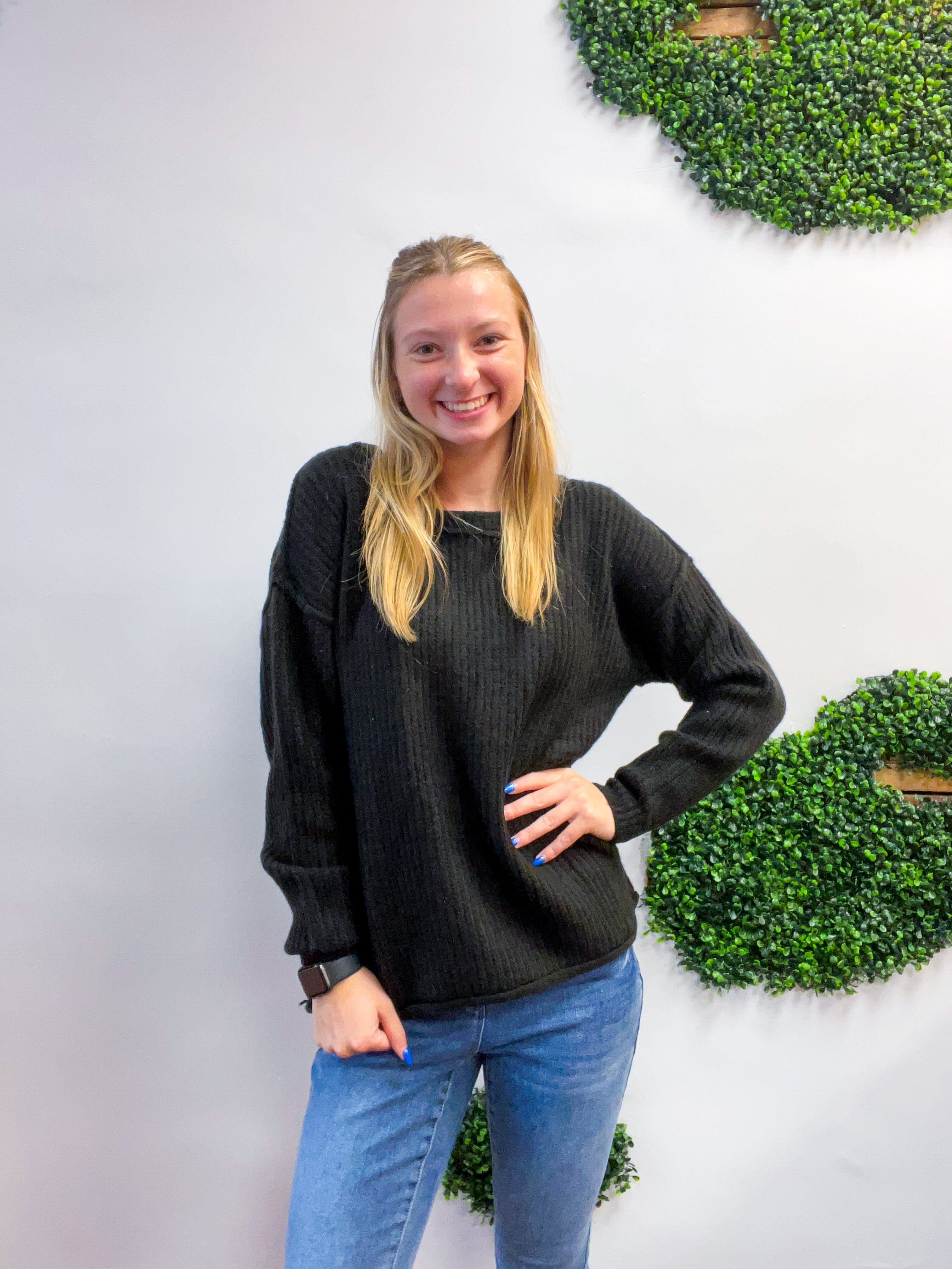Back to Black Knit Sweater