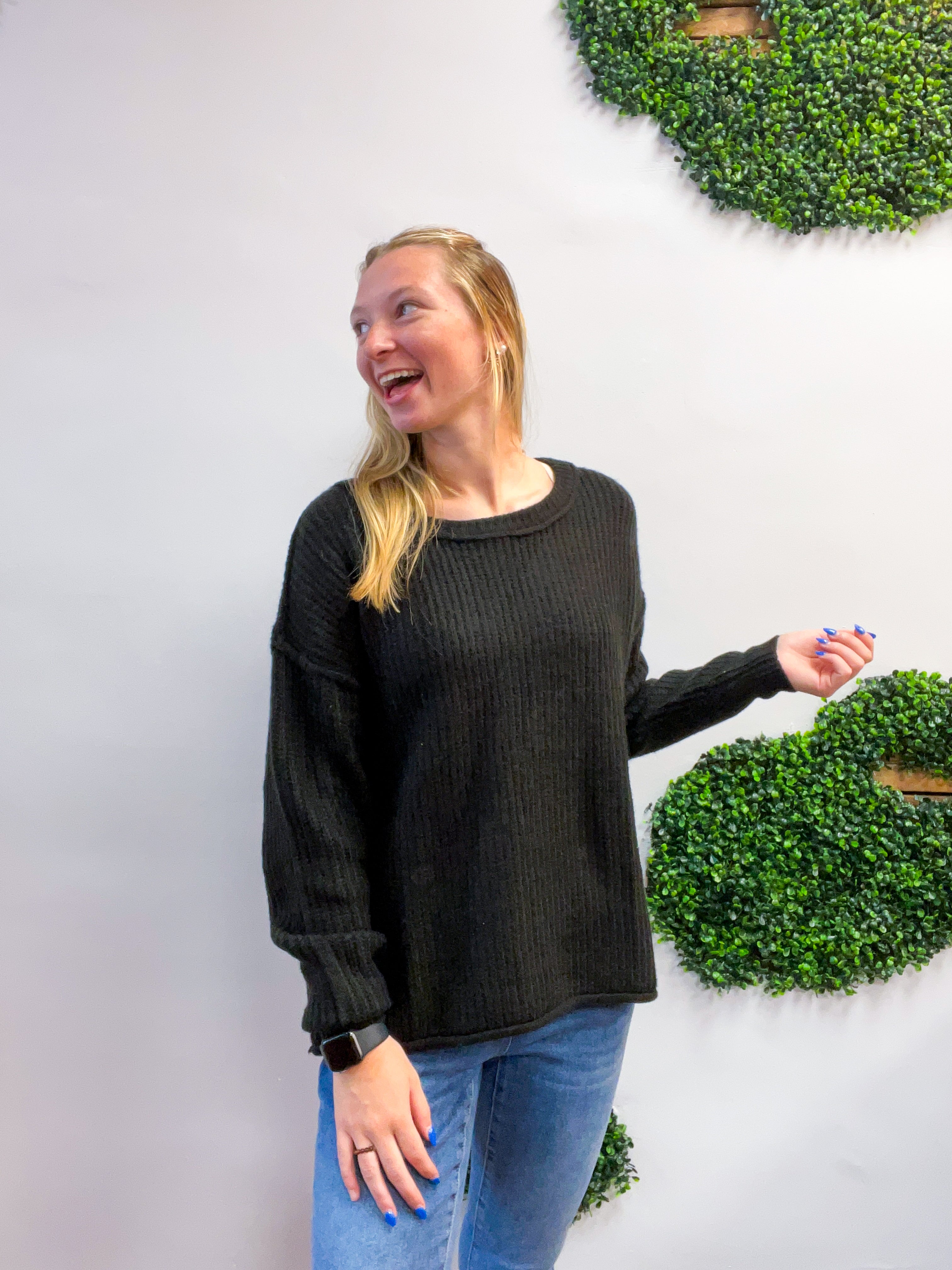 Back to Black Knit Sweater