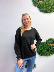 Back to Black Knit Sweater