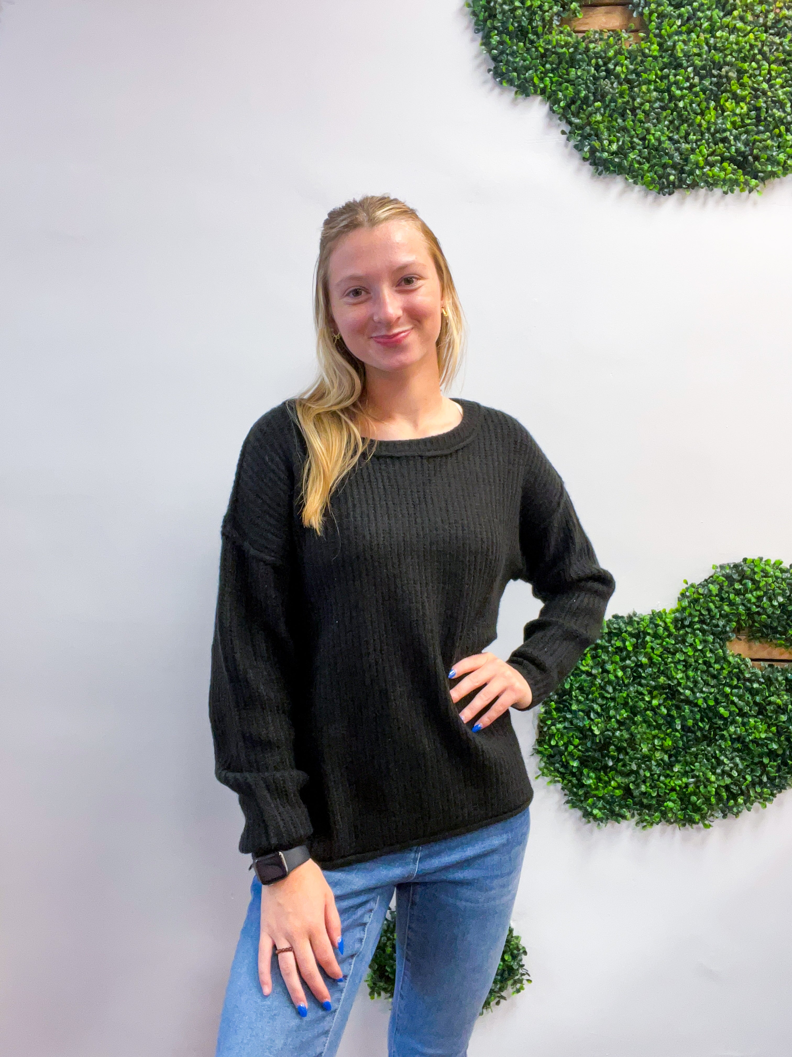 Back to Black Knit Sweater