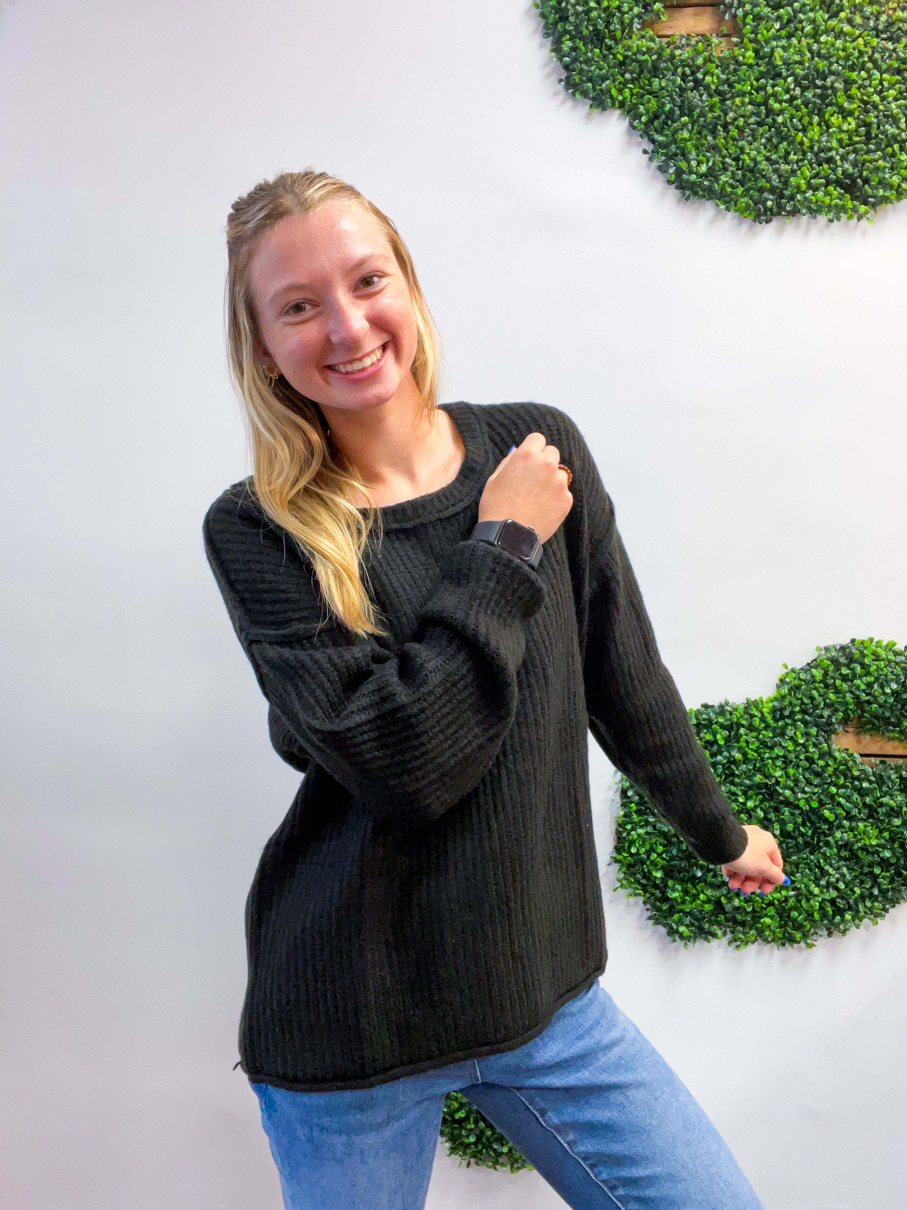 Back to Black Knit Sweater