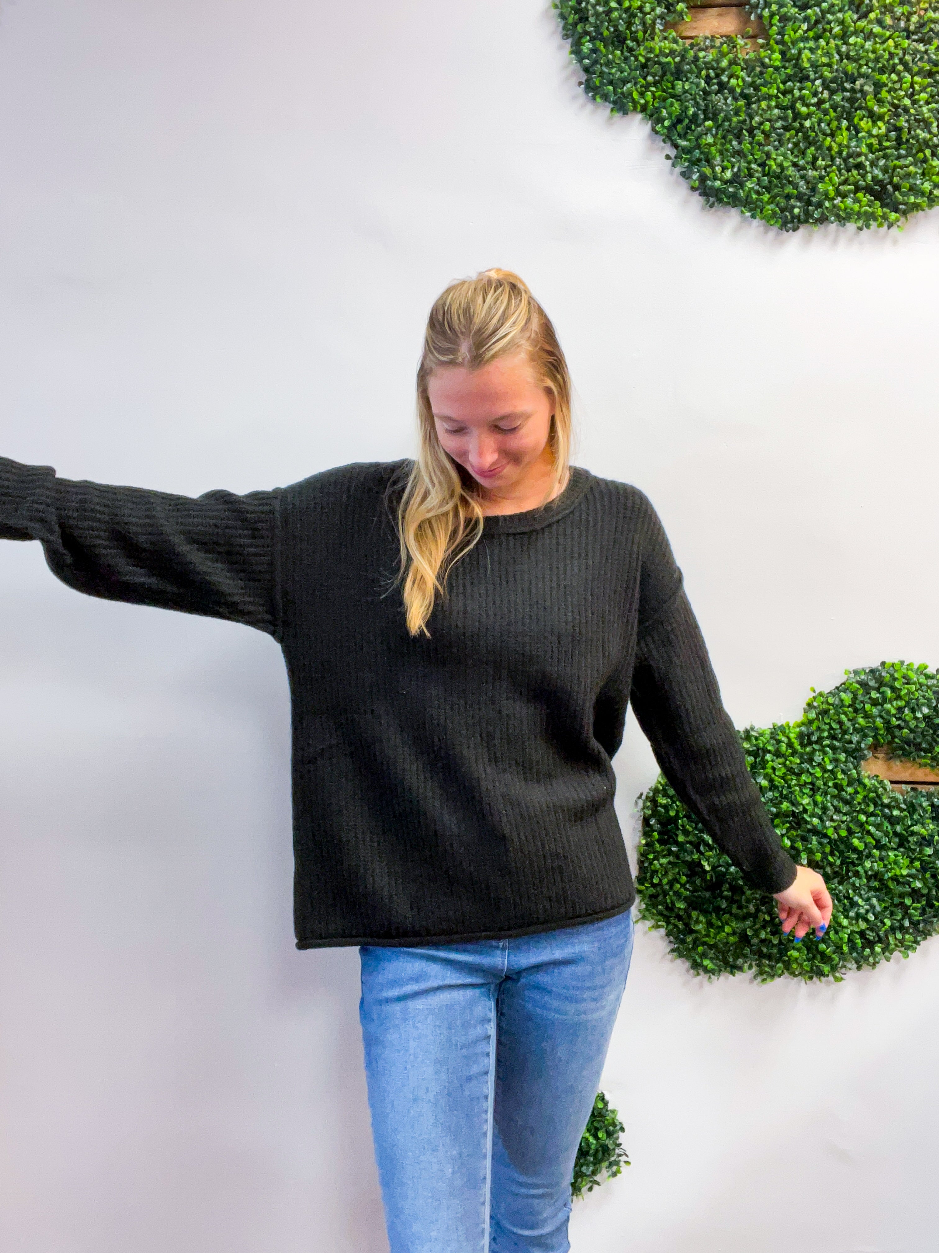 Back to Black Knit Sweater