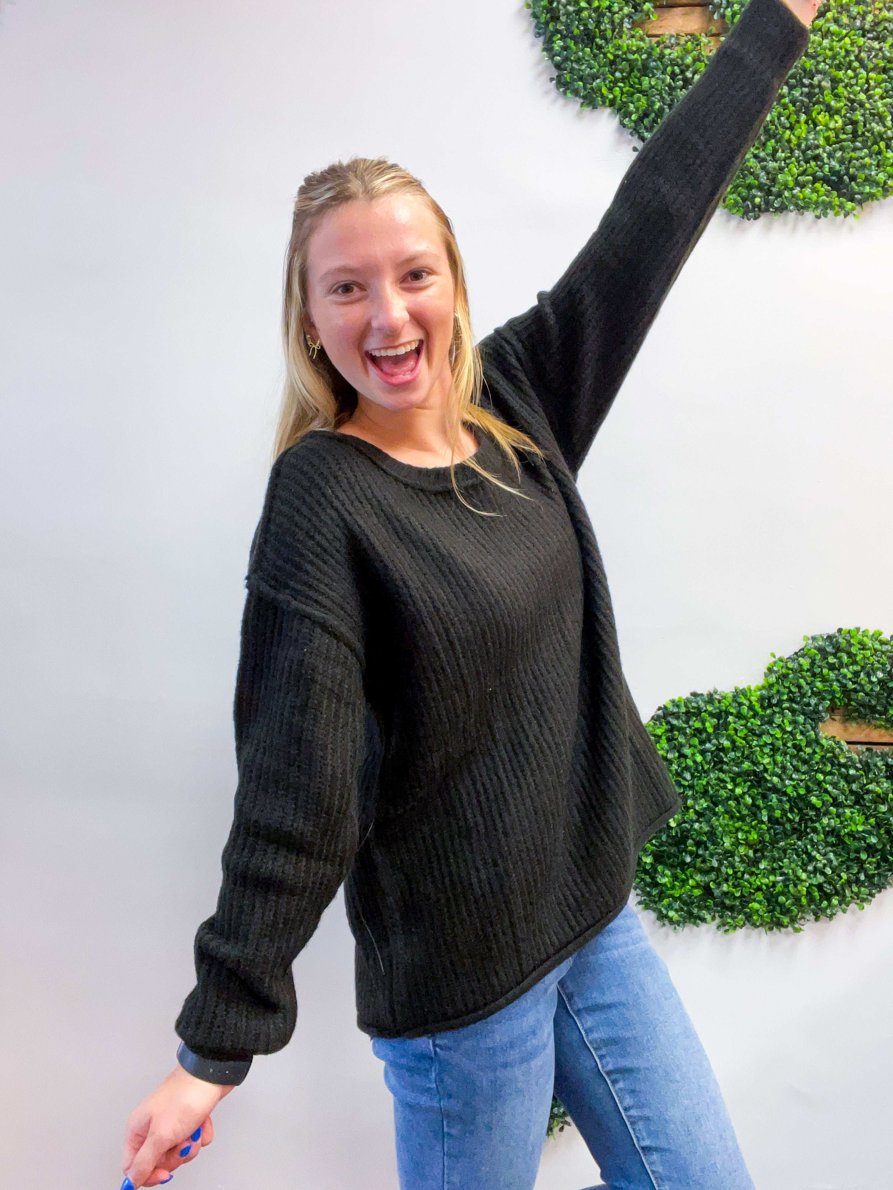 Back to Black Knit Sweater