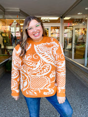 Spiced Swirl Sweater