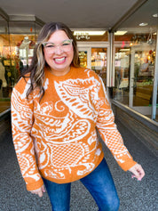 Spiced Swirl Sweater