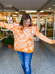 Spiced Swirl Sweater
