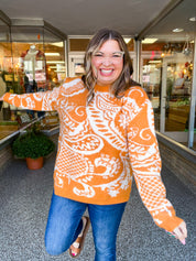 Spiced Swirl Sweater