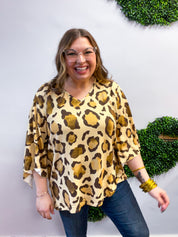Wild Instincts Bell Sleeve Top