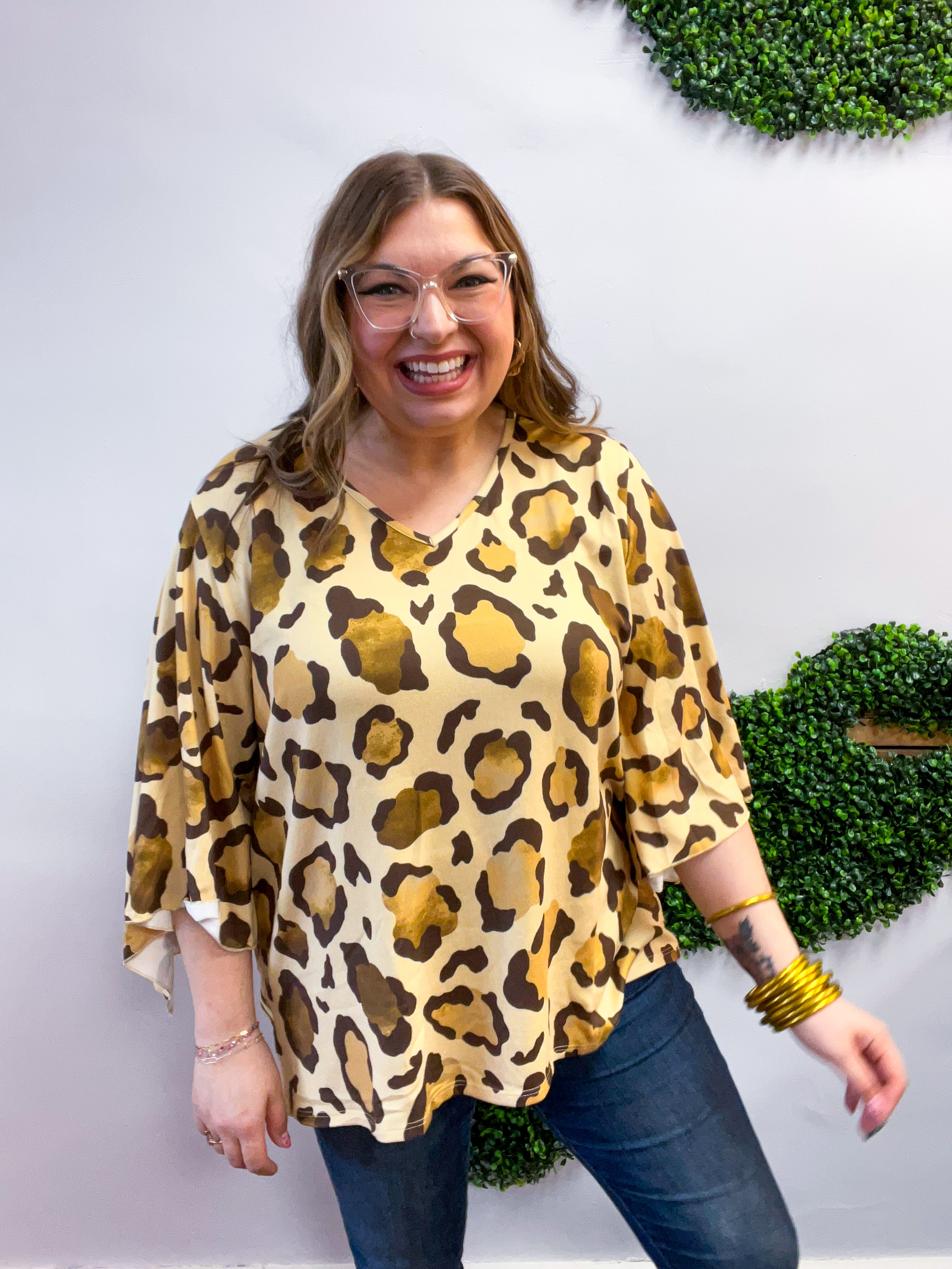 Wild Instincts Bell Sleeve Top