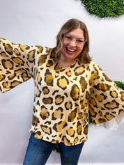 Wild Instincts Bell Sleeve Top