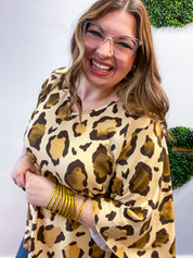 Wild Instincts Bell Sleeve Top