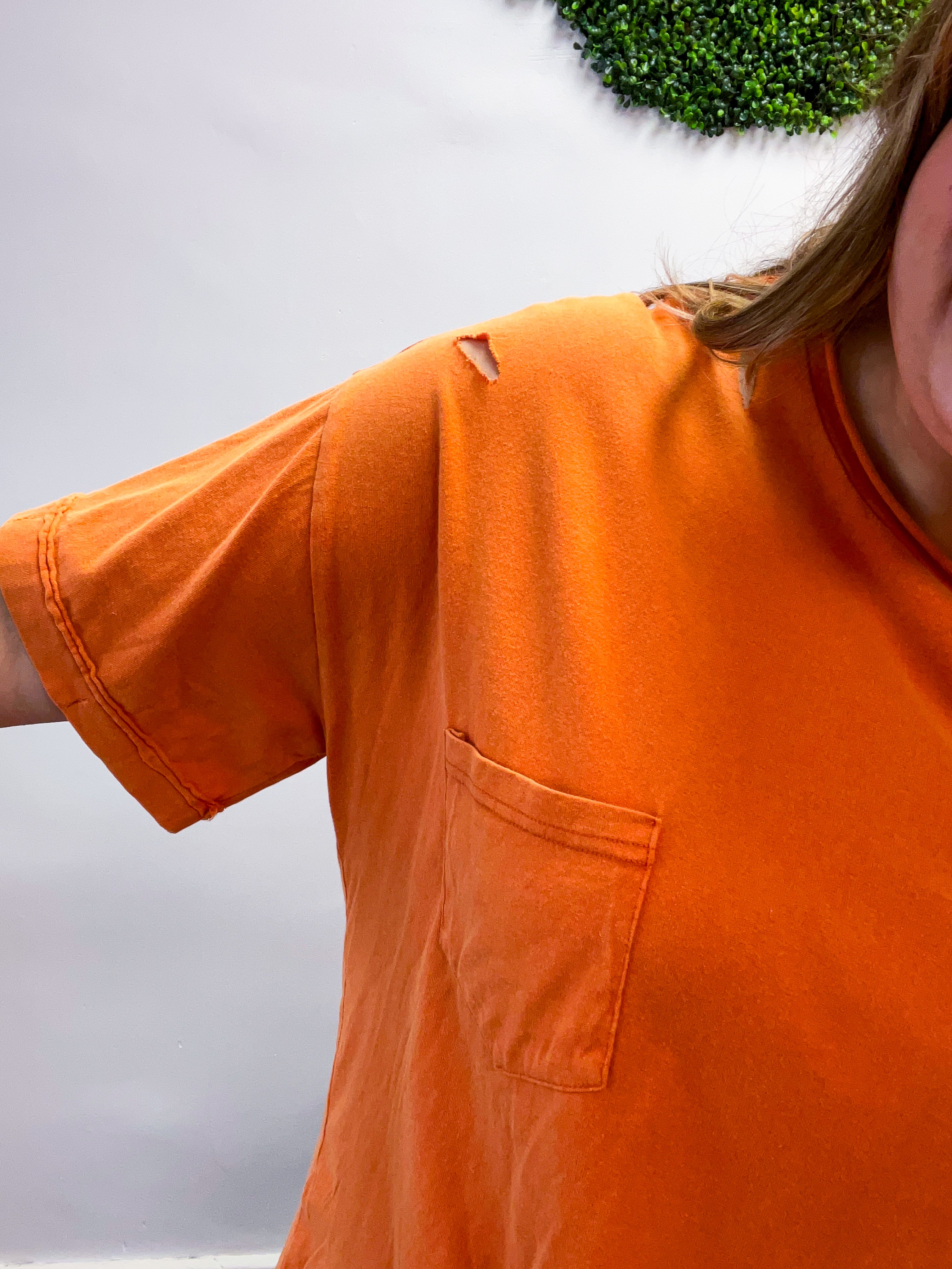 Rust Revival Distressed Tee