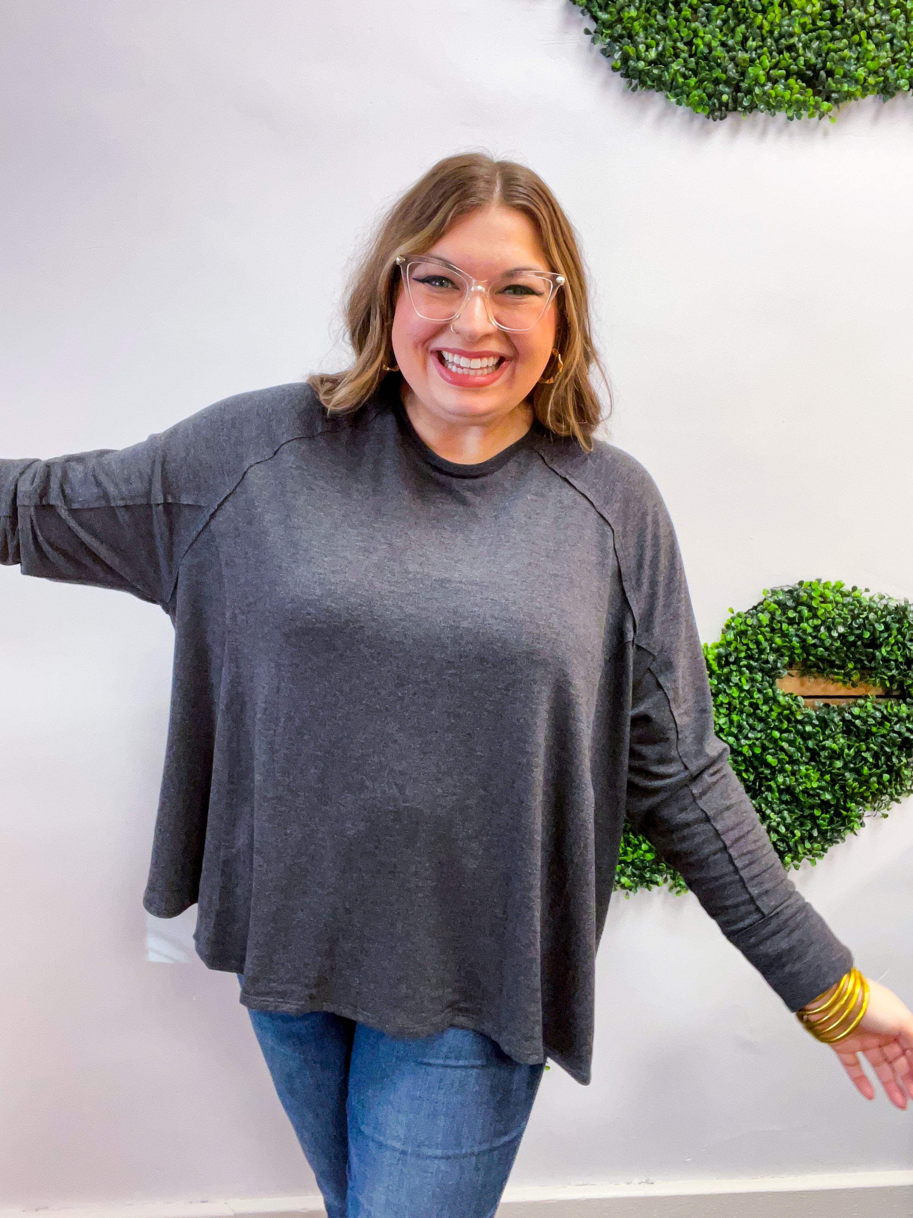 Slate Stroll Pullover