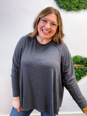 Slate Stroll Pullover