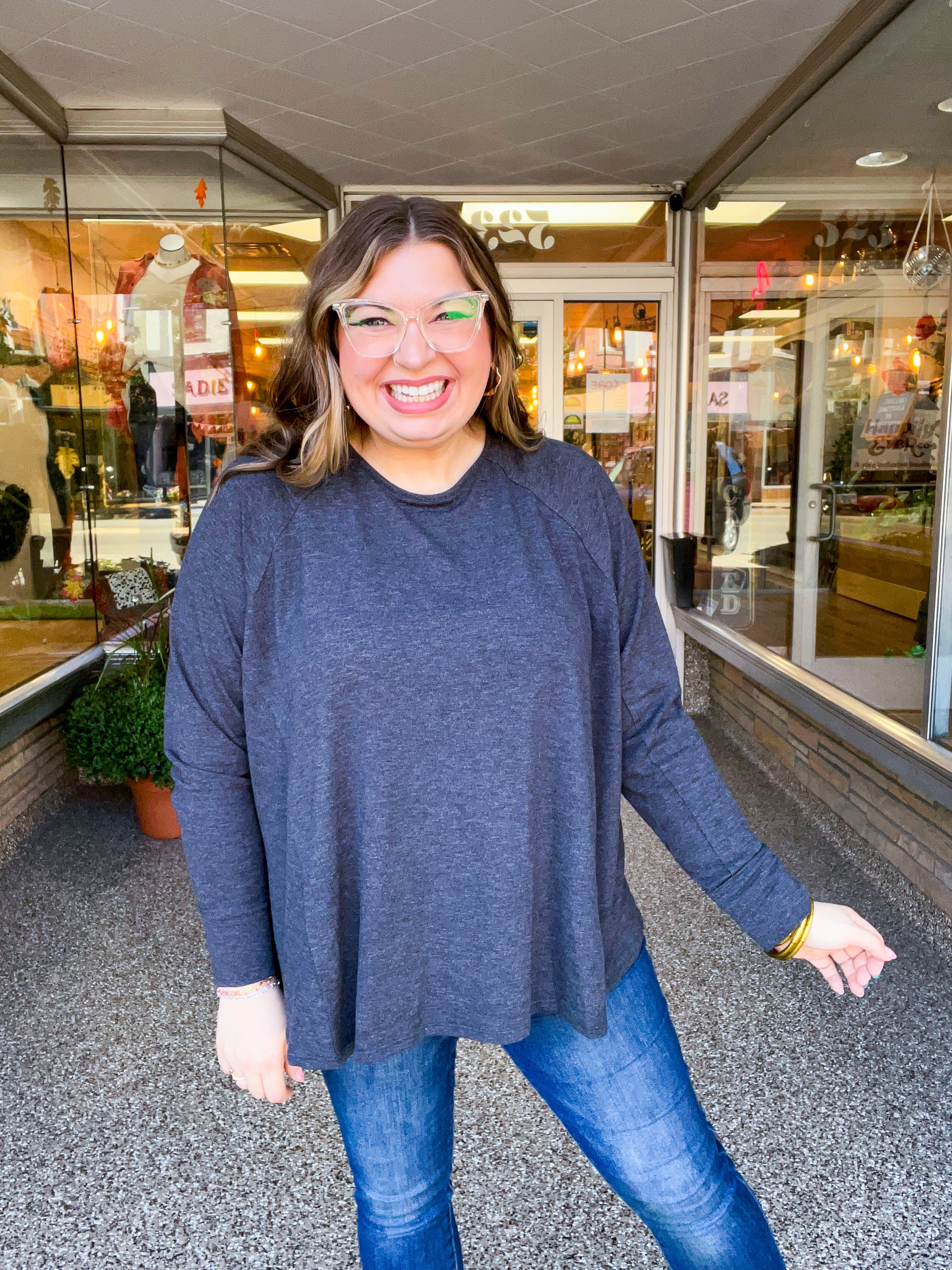 Slate Stroll Pullover