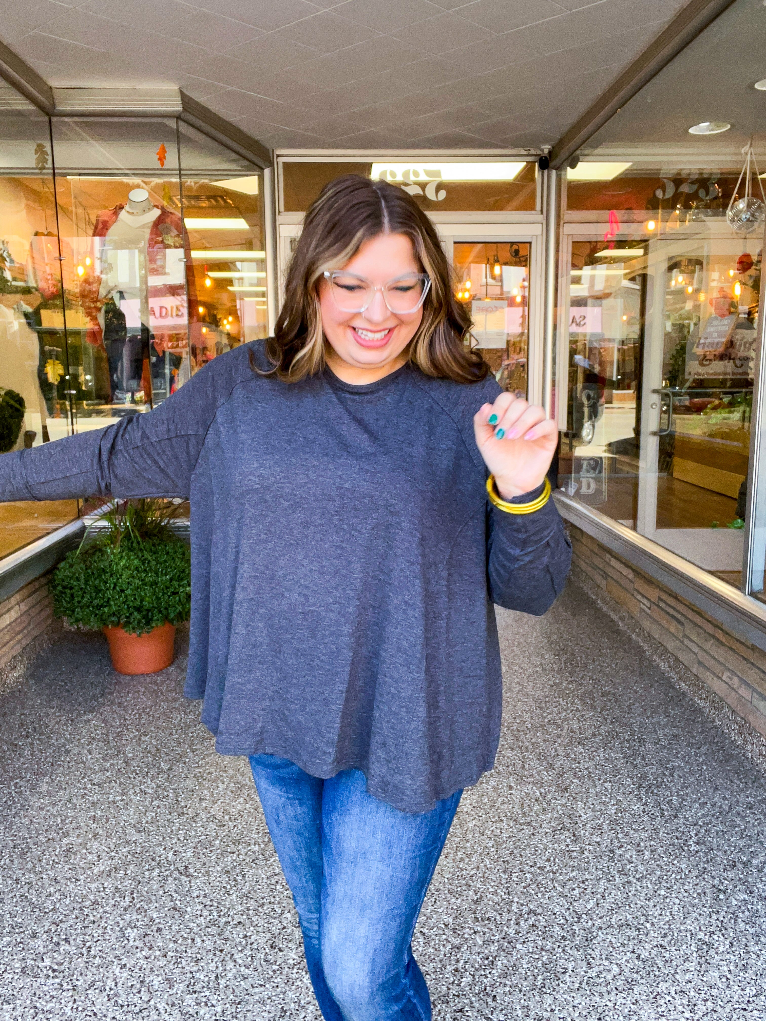 Slate Stroll Pullover