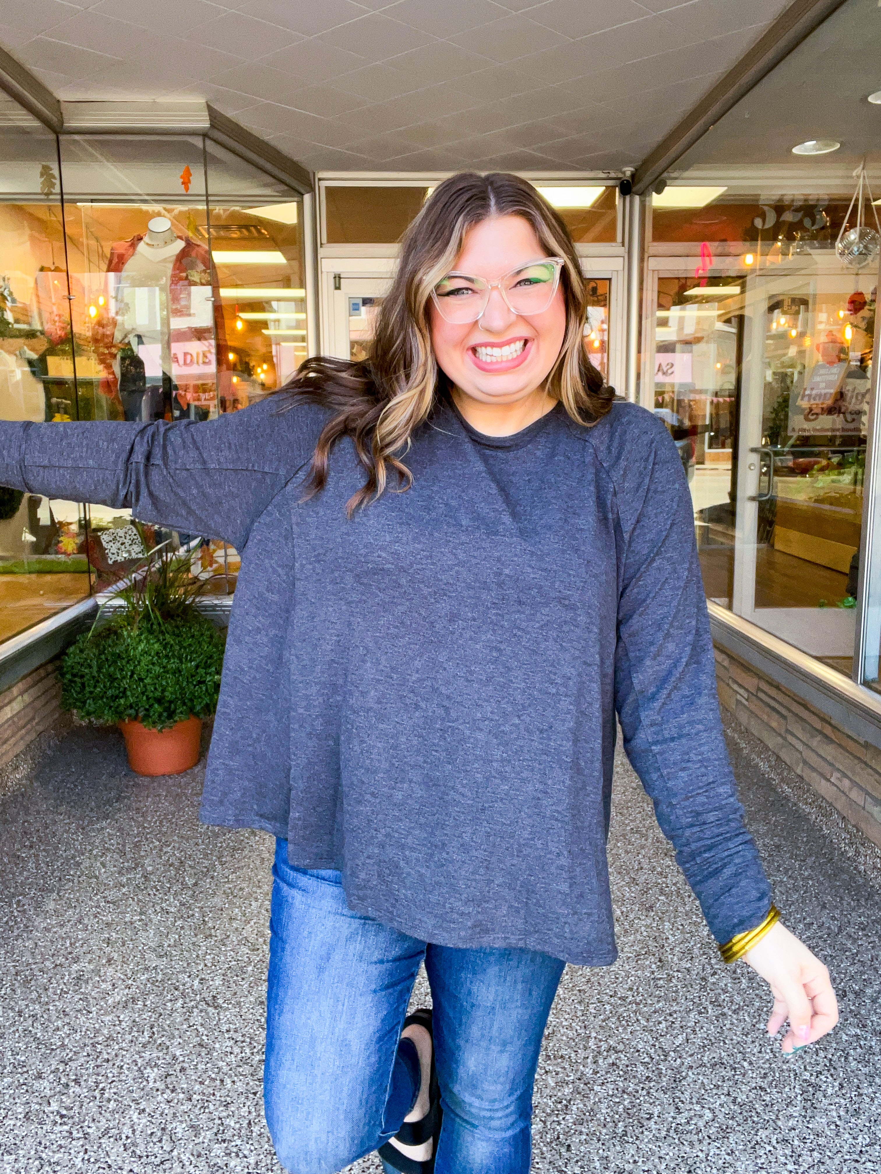 Slate Stroll Pullover